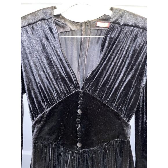 NWT New Arrivals Nico Rouge Mini Dress Long sleeve front button v-neckline 6 - Picture 2 of 8